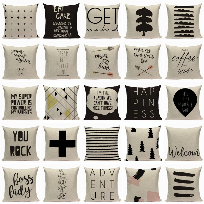 Ananas модные геометрические желтые декоративные подушки для дома простой стиль