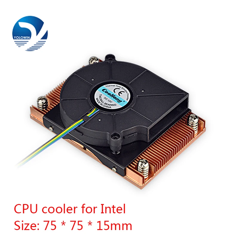 Active cooling Radiator Computer Cooling Products server CPU cooler Computer radiator Copper heatsink for Intel D9-01