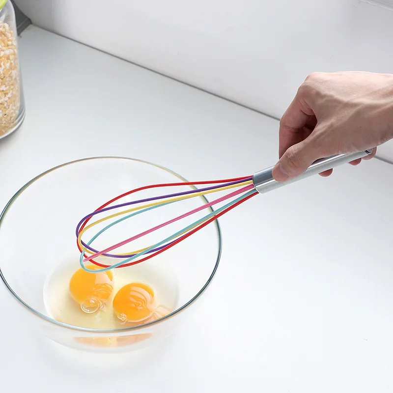 Силиконовый взбиватель для яиц ORZ молока сливочного масла миксер ручной муки