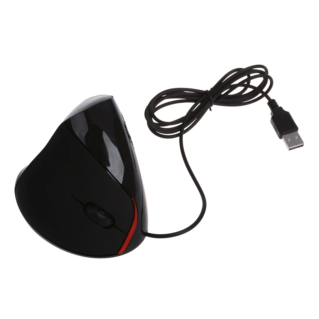 

USB Mouse Vertical Ergonomic Vertical Mouse 1000 DPI LED for PC Computer Black