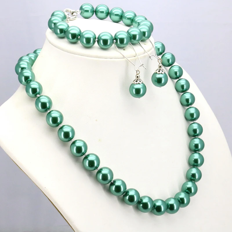 Комплект из колье и серёг жемчуга 12/18/7 5 дюймов|set necklace|necklace setpearl necklace set |