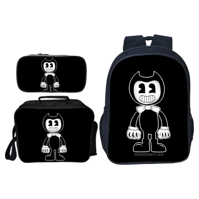 16SET-150 3 шт./компл. Лидер продаж с персонажами мультфильмов и игр, и чернил детские школьные сумки для детей школьные рюкзаки для мальчиков школьный Студент - Цвет: 16SET-150