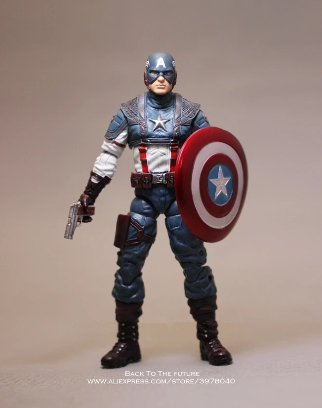 

Disney Marvel Avengers Captain America 18cm Action Figure Anime Mini Decoration PVC Collection Figurine Toy model child gift