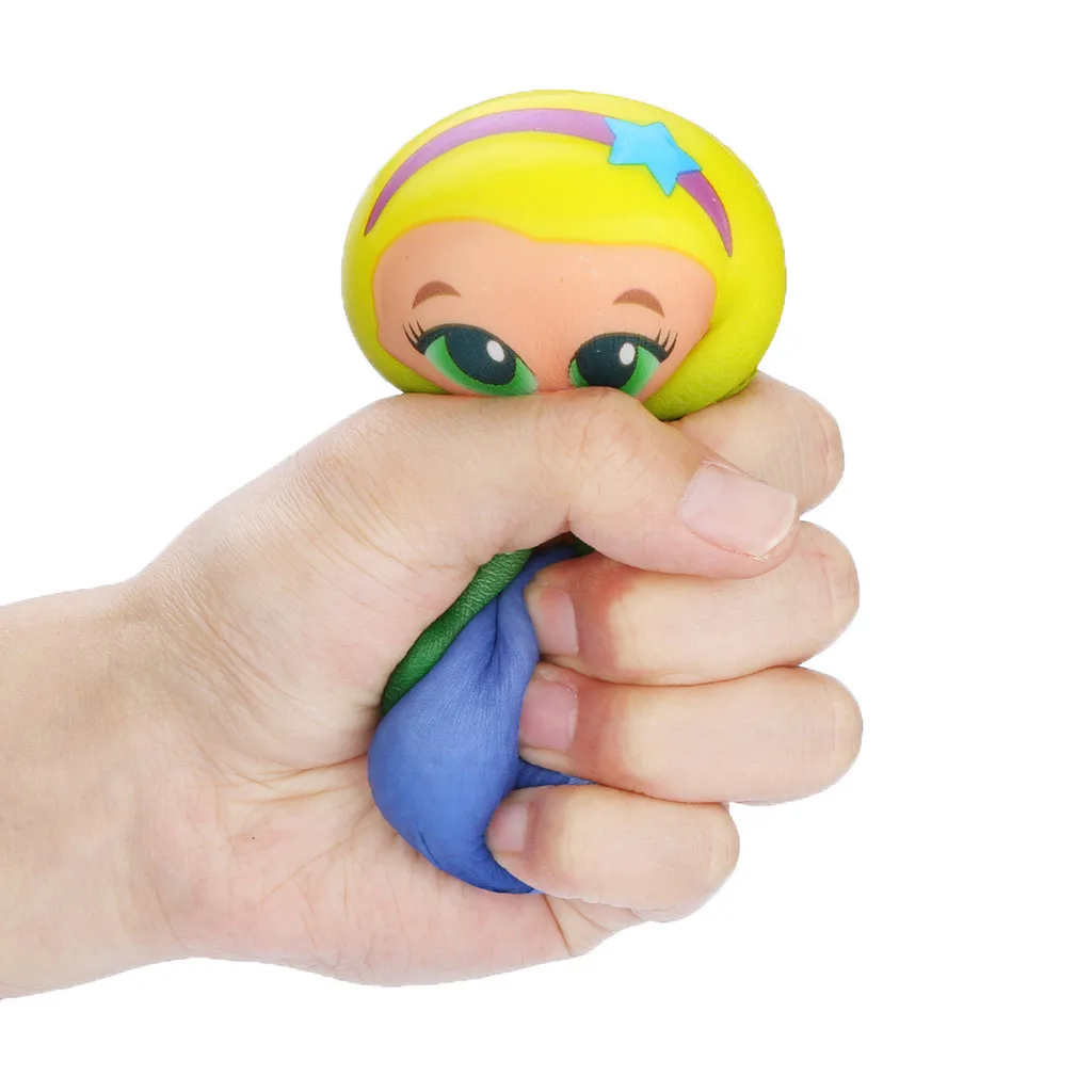 2019 Squishies Kawaii Русалка крем медленно Восстанавливающий форму сжимаемые