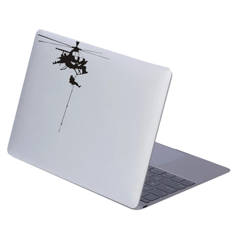 Забавные виниловые наклейки для Macbook Pro 13 15 дюймов Мультяшные наклейки для ноутбука Macbook retina air 11 13 15 черные частичные наклейки