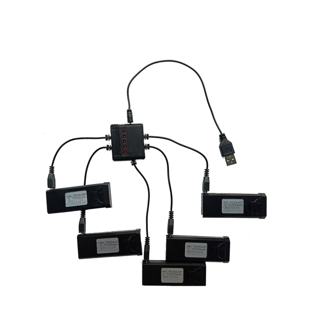 Камера дроны Аксессуары Баланс батареи USB зарядное устройство для Holy Stone HS100 S70 RC
