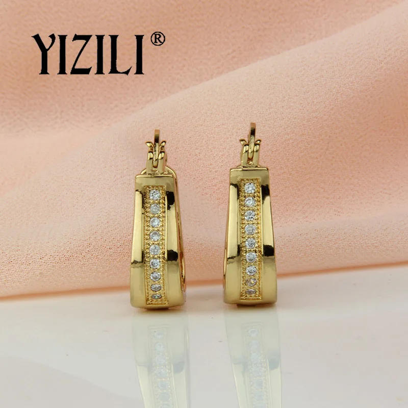 YIZILI, роскошная модная ваза, капля, натуральный циркон, для свадьбы, 585, розовое золото, хорошее ювелирное изделие, женские длинные висячие серьги, для свадьбы, вечеринки, A048
