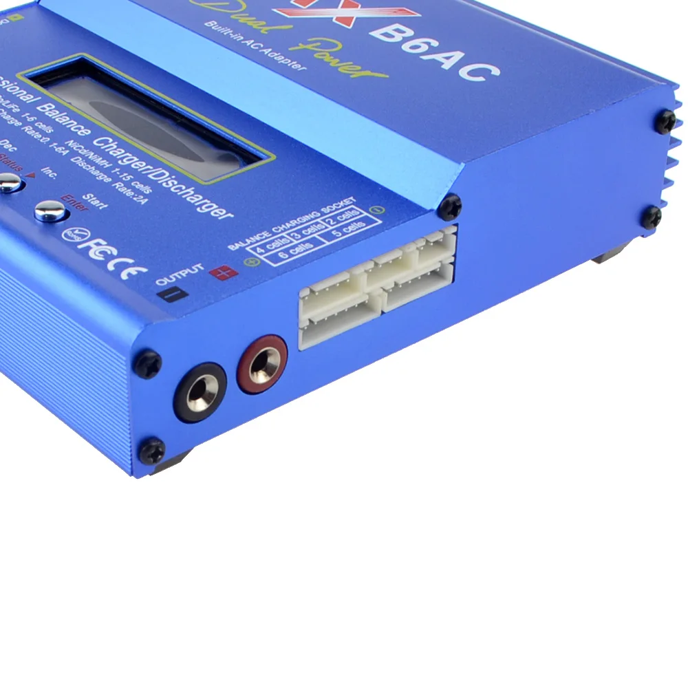 Новое зарядное устройство IMAX B6AC цифровой RC B6 AC 80 Вт Lipo никель-металл-гидридных и