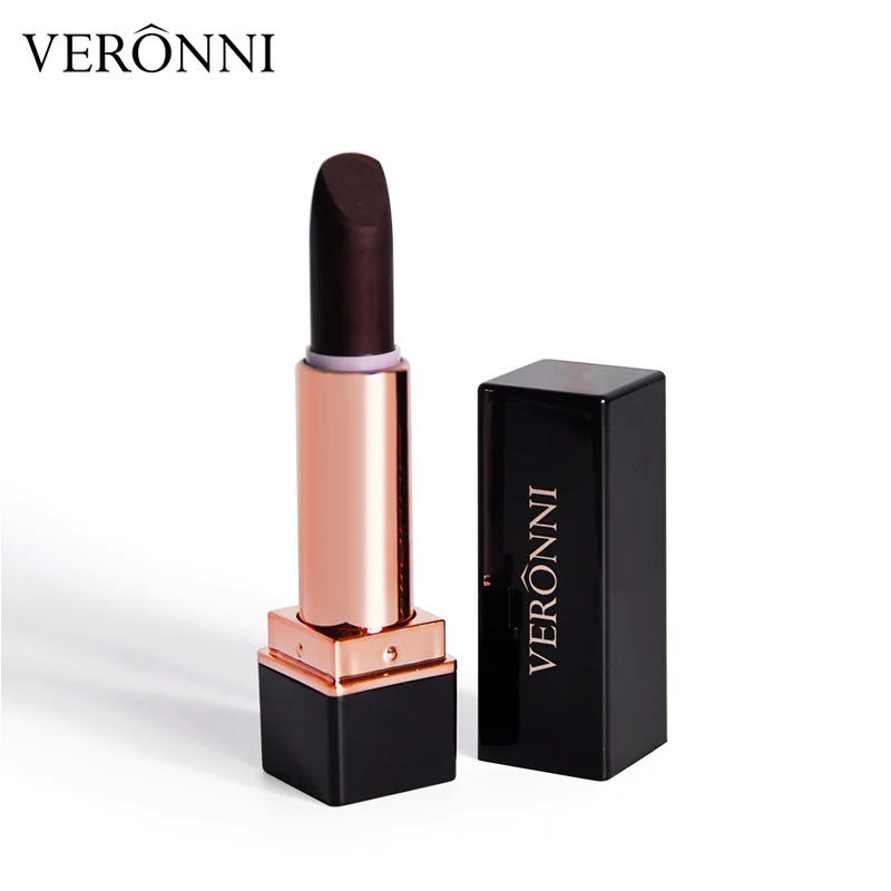 Черная роза красный цветок желе бархатная матовая губная помада водостойкая 3