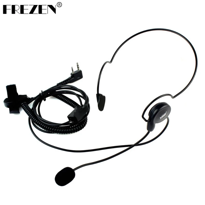 Earpiece Mic Finger PTT Headset for Kenwood BAOFENG UV-5R BF-888s HYT PUXING Retevis H777 TYT Ham Radio Walkie Talkie