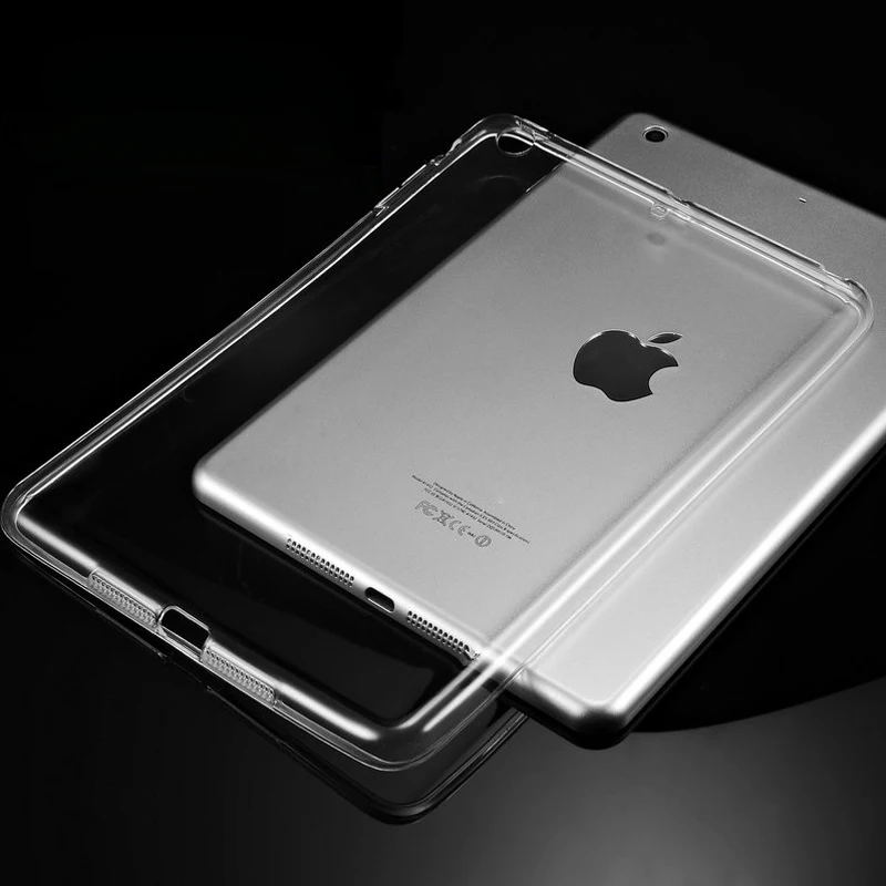 Силиконовый чехол для iPad Air 2 1 прозрачный IPad 3 Ipad 4 Mini ТПУ Мягкая задняя крышка