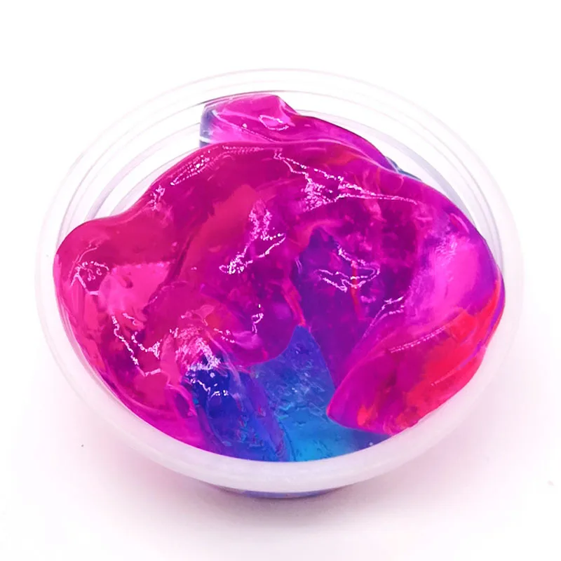 Blue Rose Slime 50 г динамическая слизь игрушки пушистая легкая глина клей Пластилин «жевачка» для рук слизь Поставки Моделирование полимерный волшебный песок антистресс шпатлевка - Цвет: Blue Rose Slime