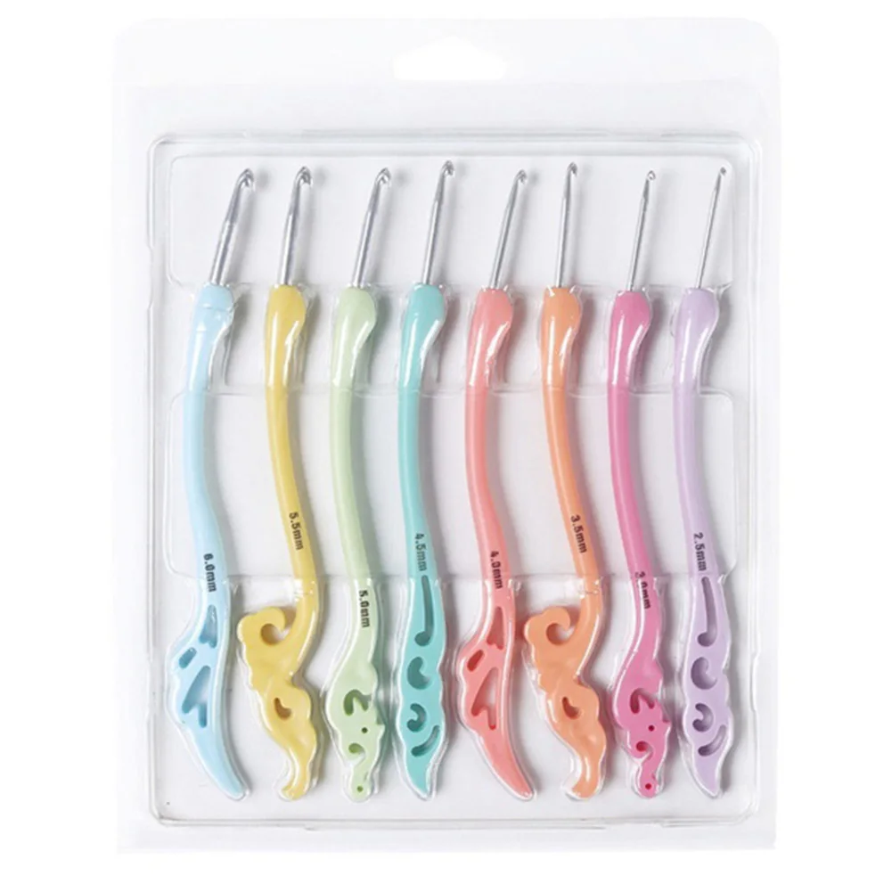 8 шт./компл. из нержавеющей стали в стиле ретро Крючки набор Вязание инструменты