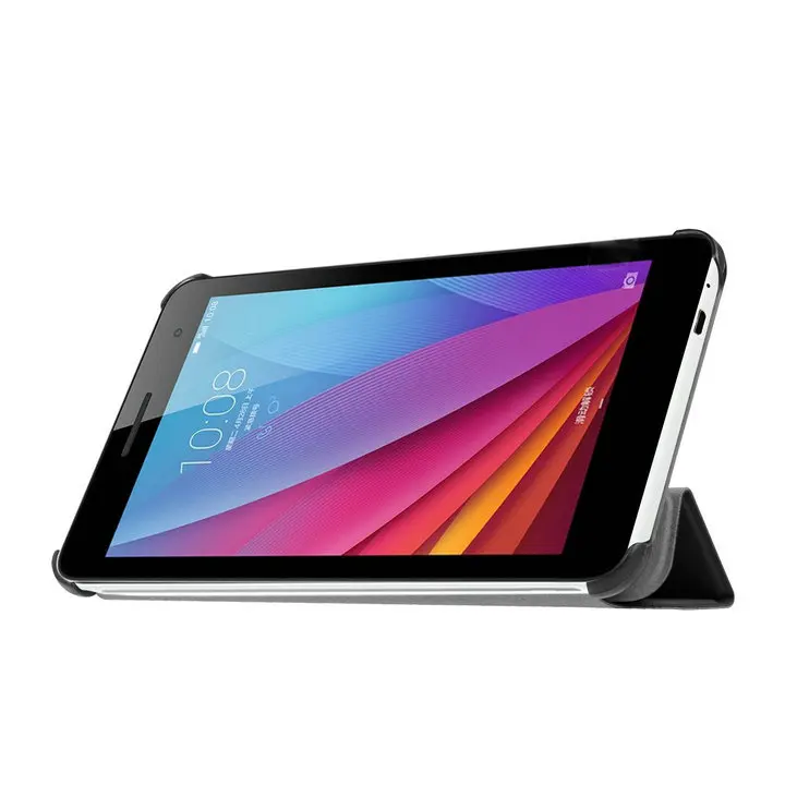 Личи кожаный чехол подставка funda для huawei MediaPad T1 T2 7 0 701u планшета + Бесплатный
