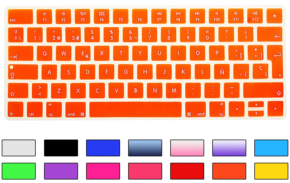 Евро испанская новая клавиатура силиконовый защитный чехол для Apple Magic Keyboard MLA22B/A