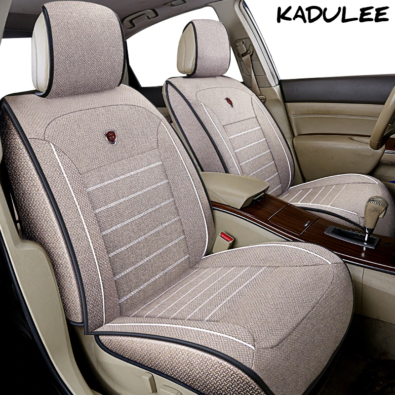 KADULEE льняные автомобильные чехлы для mazda 6 gh gg 3 BK 626 CX3 CX5 CX7 demio CX-5, автомобильные аксессуары, автомобильный протектор для сидений