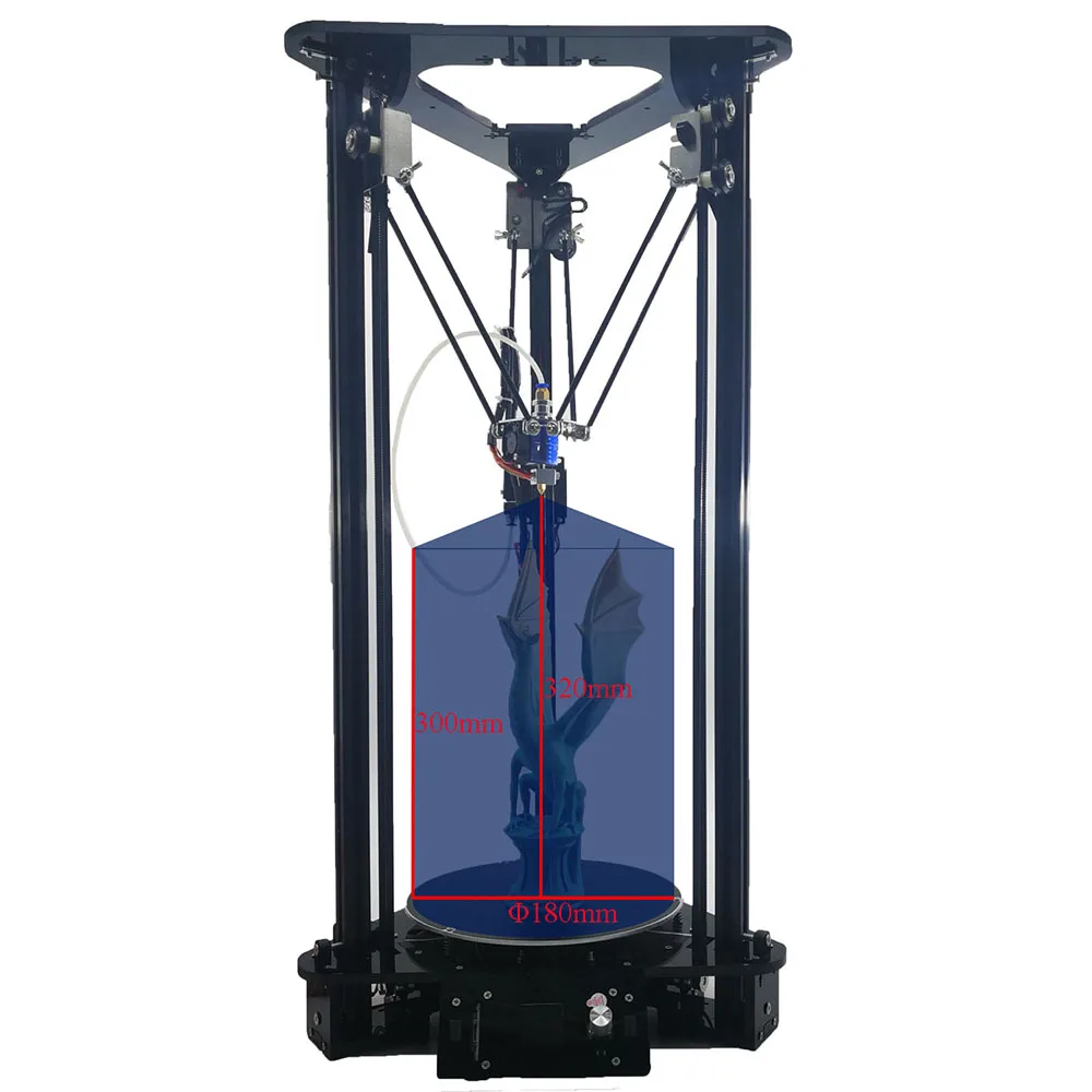 Аппарат для лазерной порезки Delta 3D принтеры DIY Kit с автоматическим нити 32 битный