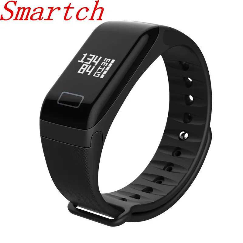 Smartch F1 IP66 Водонепроницаемый Спорт Bluetooth Смарт-браслет монитор сердечного ритма