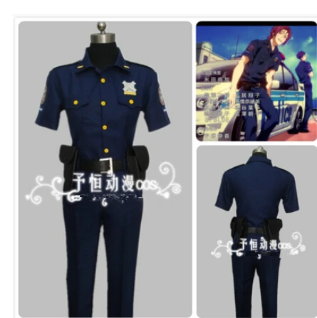 Бесплатно! Вечное лето бесплатно! Iwatobi Swim Club Rin Matsuoka yaamazaki sosuke Полицейская униформа