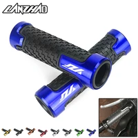 motorcycle 78 22mm hand grips cnc aluminum rubber gel grip motorbike accessories for yamaha yzf r1 r25 r3 r6 2017 2018 2019