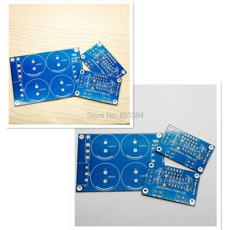 

HOT SALE!! 5pcs 35V DIY LM3886 HIFI Power Amplifier PCB 71*109*1.6MM with 10pcs Rectifier Filter Power Supply