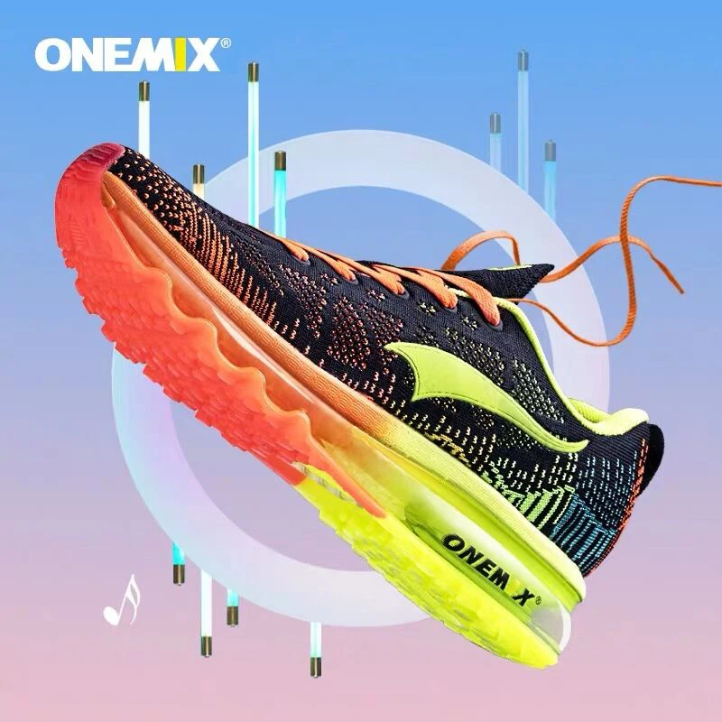 Мужские кроссовки с воздушной подушкой Onemix Воздухопроницаемый Сетчатый