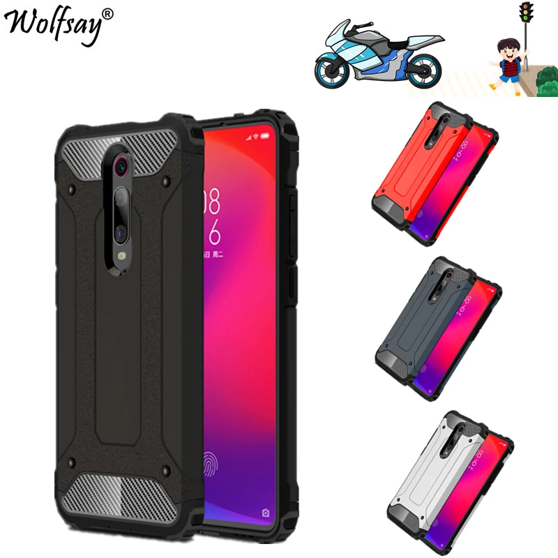 Чехол для Xiaomi Mi 9T чехол из ТПУ и поликарбоната противоударный Гибридный