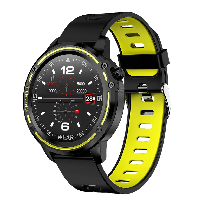 

L8 Smart Watch Men IP68 Waterproof Reloj Hombre SmartWatch With ECG PPG Blood Pressure Heart Rate Sports Fitness Bracelet