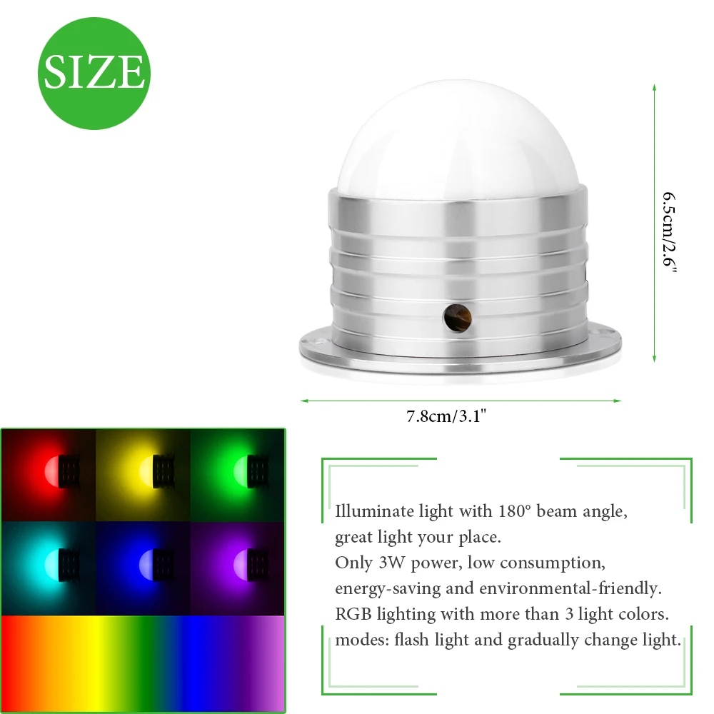 Светодиодный RGB настенный светильник креативный декоративный светящийся для