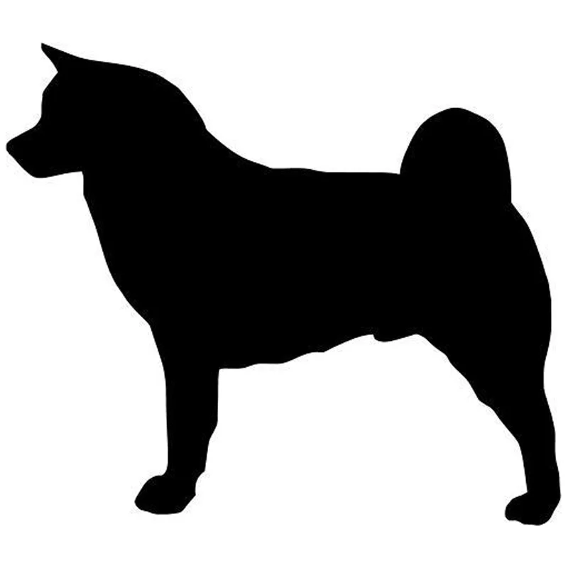 

Наклейка виниловая с изображением собаки Акита, 11*9,5 см, C6-0073