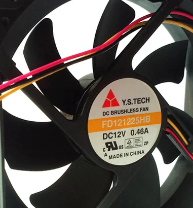 FD121225HB 12 см 12025 12V 0.46A (12 см); 3-проволока функция