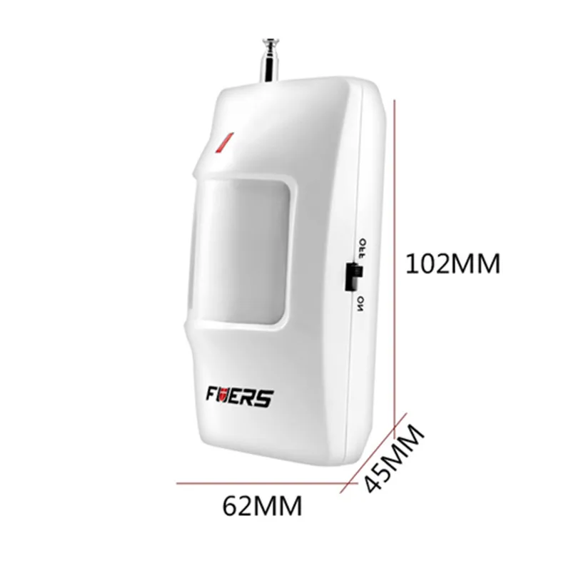 FUERS Беспроводной PIR Сенсор детектор движения 433 МГц сигнализации s для GSM/PSTN