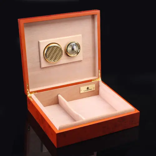 Бесплатная доставка Мини бокс из испанской Кедровой древесины с увлажнителем