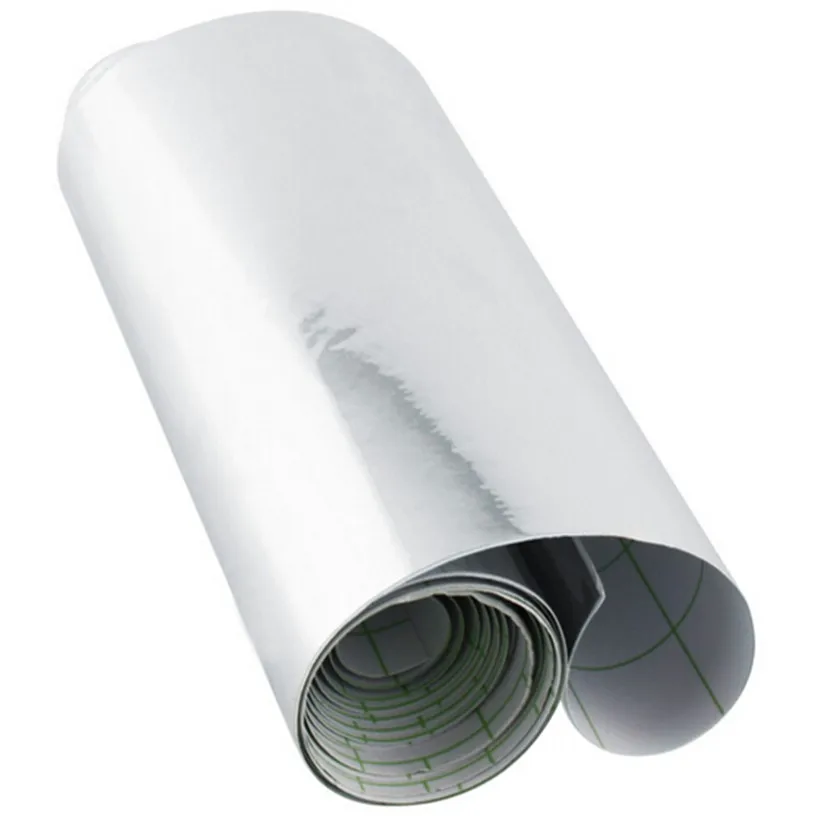 6 &quotx 60&quot 15cmx150/75 см Авто автомобиль зеркало металлик chrome Обёрточная бумага