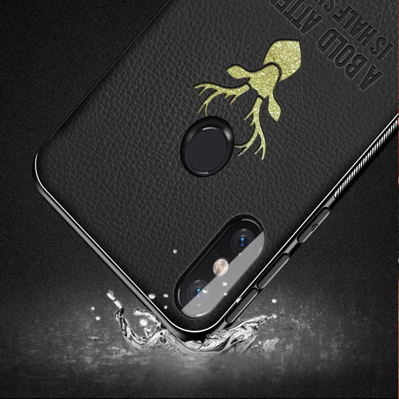 Leather Deer Case For Xiaomi Mi 8 Lite Mix 2 2S Max 3 Redmi Note 7 6 Pro 6A 5 4X Cover Plating Fitted Cases Business Back Fundas |