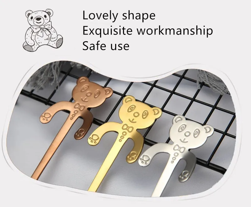 Ложка для кофе и чая ChangYang из нержавеющей стали мини-ложка с длинной ручкой