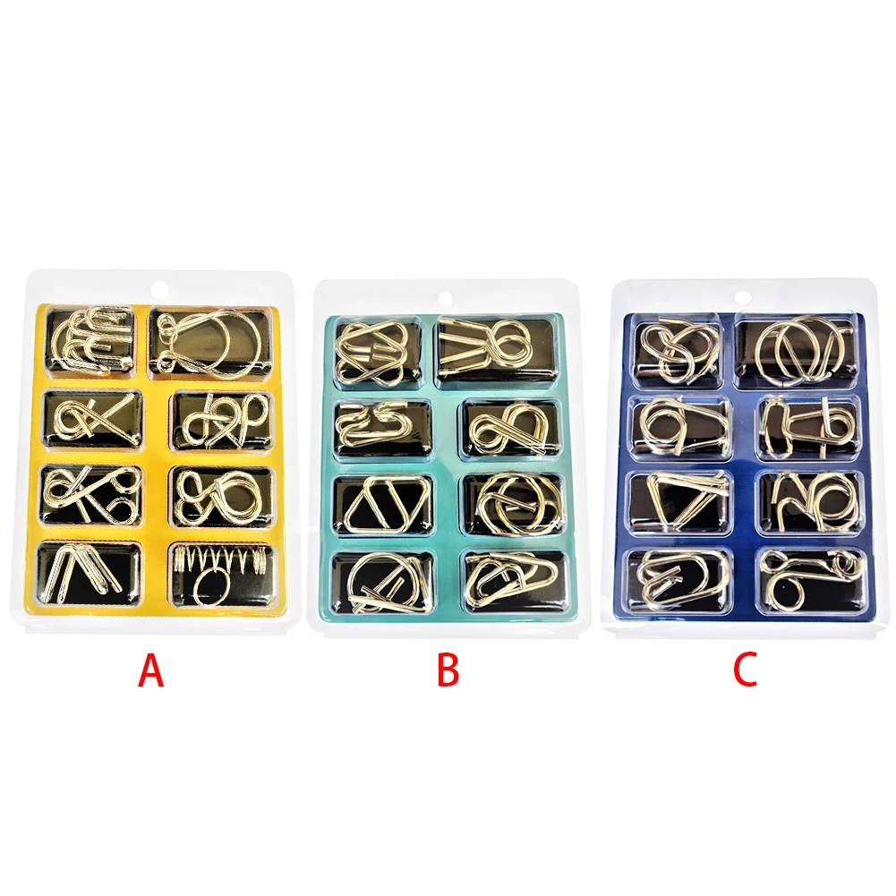 8 шт./компл. игра для развития логики и интеллекта головоломка мозга вызовы