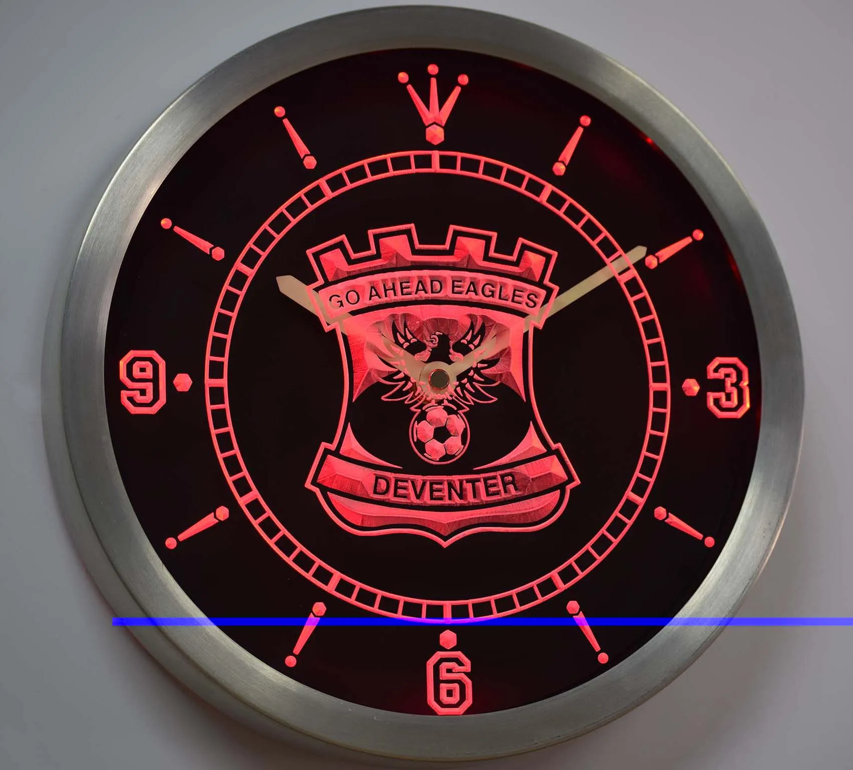 Неоновые светодиодсветодиодный настенные часы nc1027 с орлами|wall clock|led wall clockclock clock |