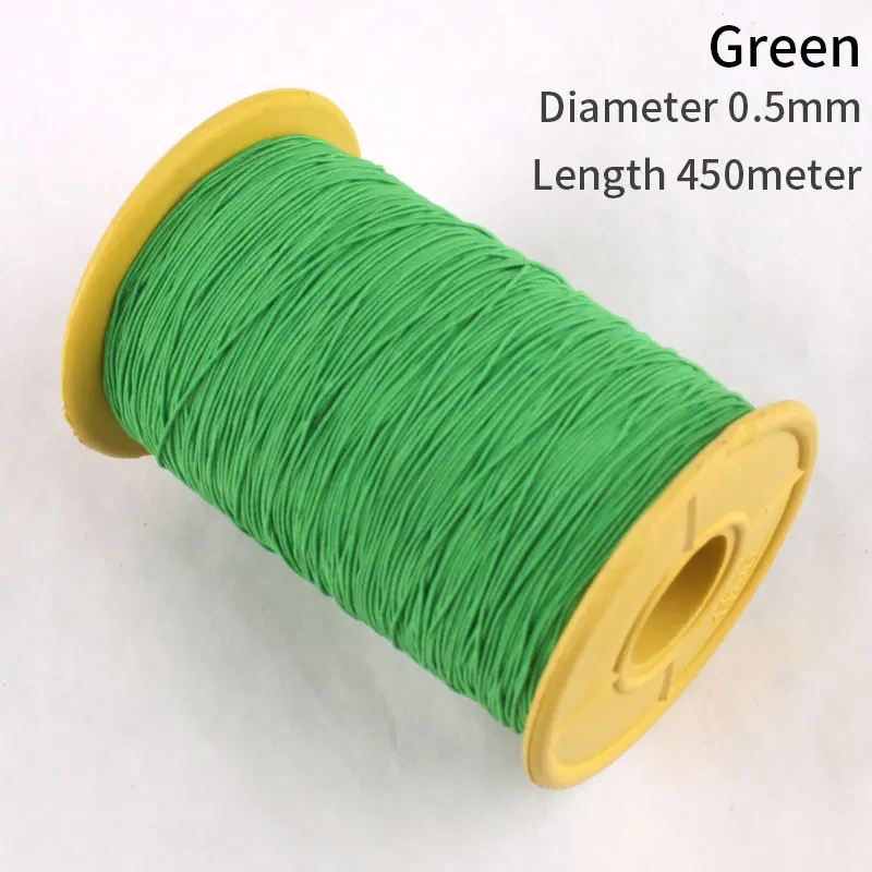 Green 0,5 мм эластичная линия эластичный шнур резиновая линия тонкая эластичная лента бисерная нить растягивающийся шнур для изготовления ювелирных изделий - Цвет: Green