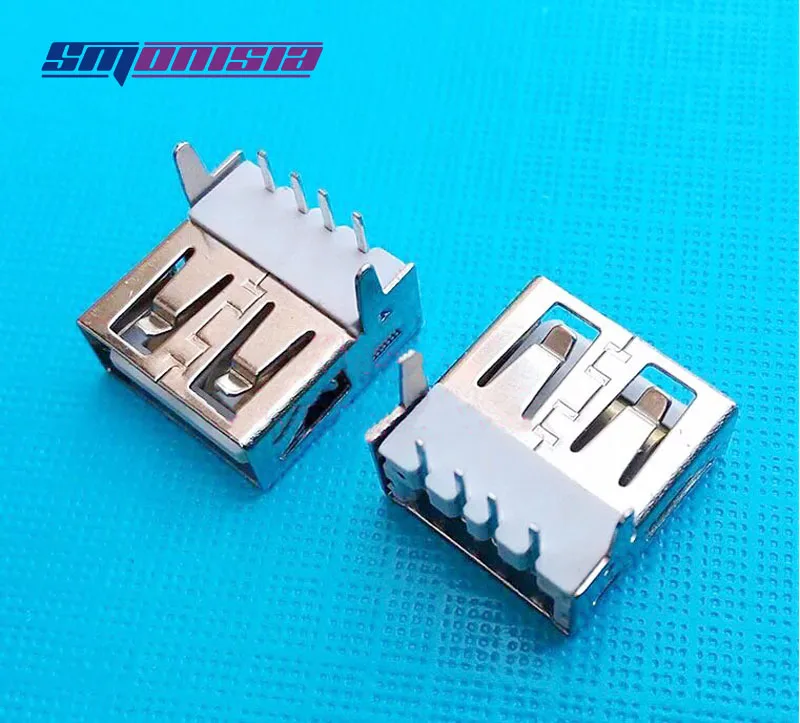 100 шт. AF деформация стоп 90 градусов плоский интерфейс USB гнездовой разъем |