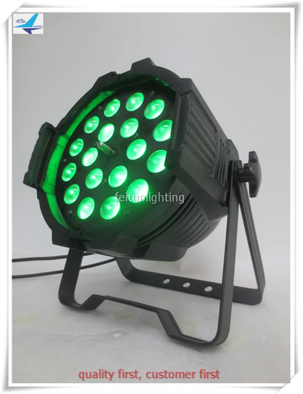 Бесплатная доставка 4 шт./лот светодиодные фонари 18X18 Вт rgbaw uv свет 6 в 1 led par zoom