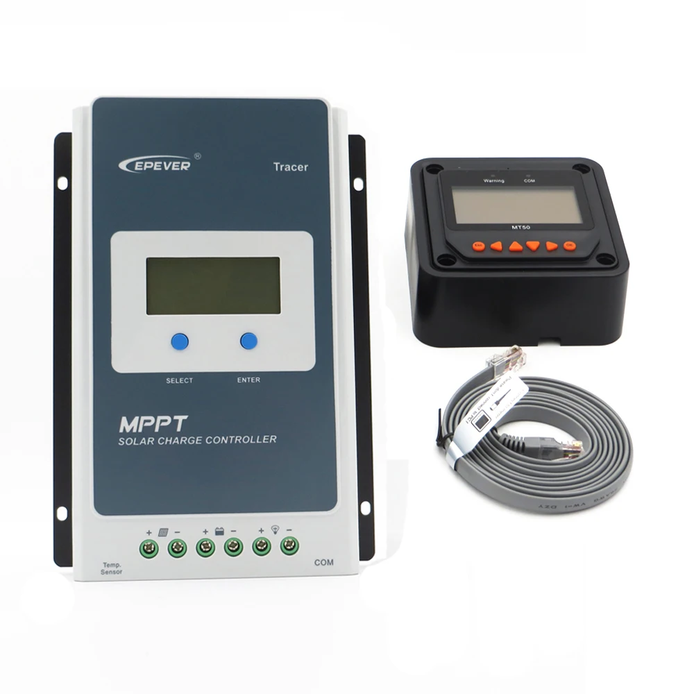 Контроллер заряда солнечной батареи MPPT Tracer1210A 12В 24В автоматическая работа вход