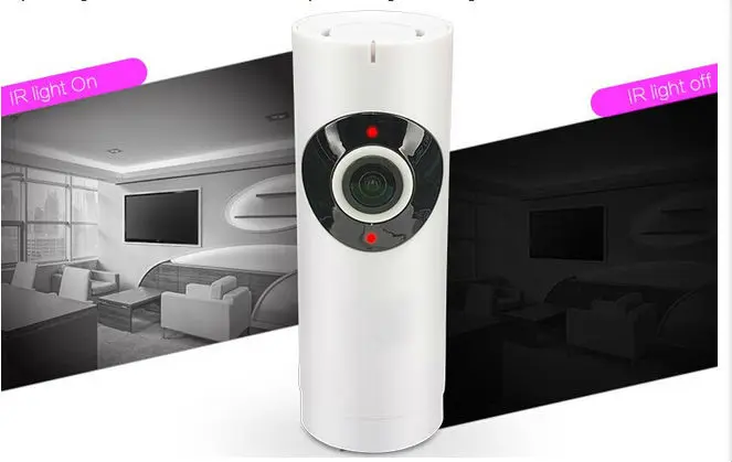 YobangSecurity 720p панорама рыбий глаз Wifi камера ночного видения IR Cut 2 полосный аудио