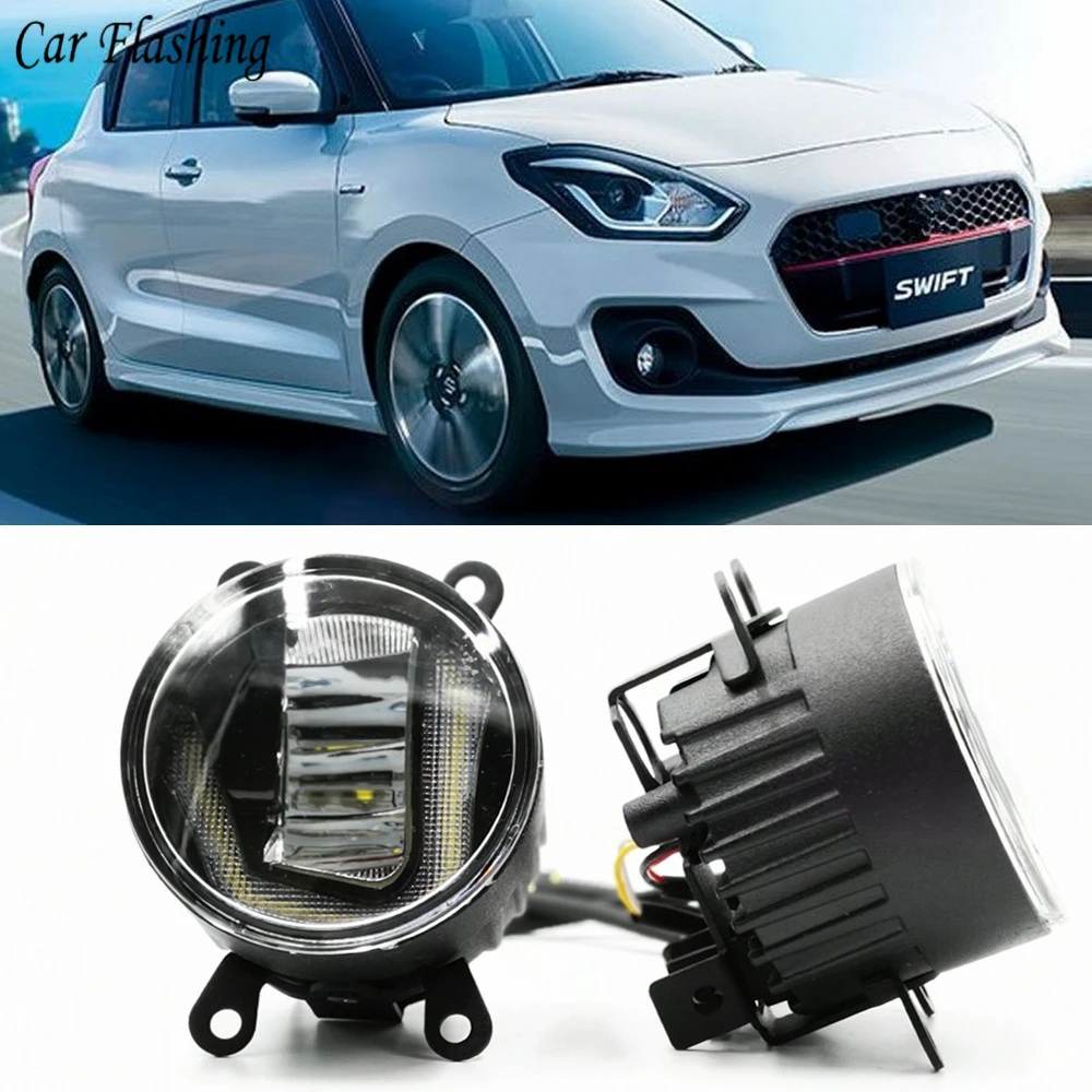 3 в 1 функции светодиодный DRL Дневной светильник автомобиля проектор