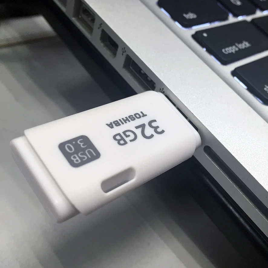TOSHIBA U301 USB3.0 флеш-накопитель 64 ГБ 32 ГБ флеш-накопитель Флешка водонепроницаемый пластик белый U диск Memoria Cel USB Stick подарок