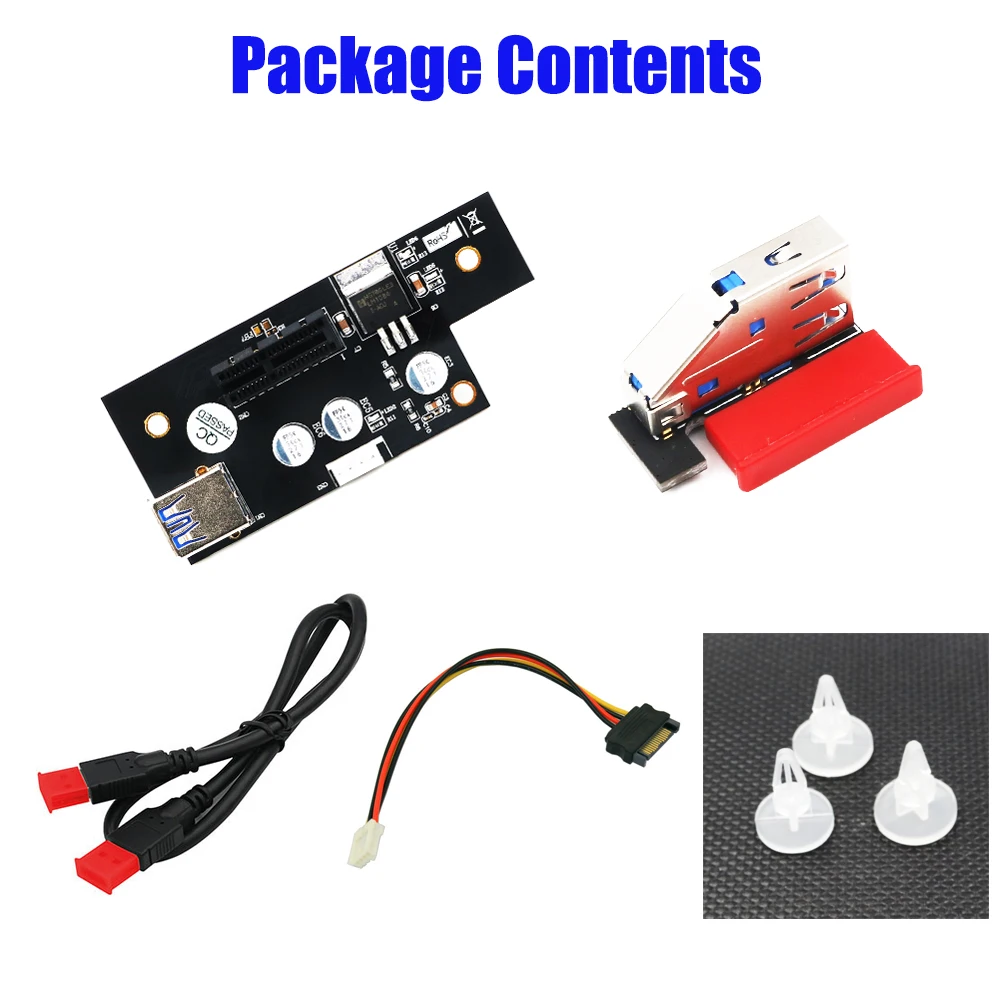 Плата расширения Mini Size USB 3 0 PCI экспресс карта E 1X до 4X 8X 16X Райзер удлинитель с SATA на