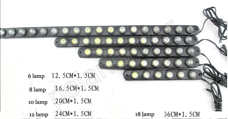 12V 2x36W белый авто DRL дневные ходовые фары для вождения Противотуманные лампы