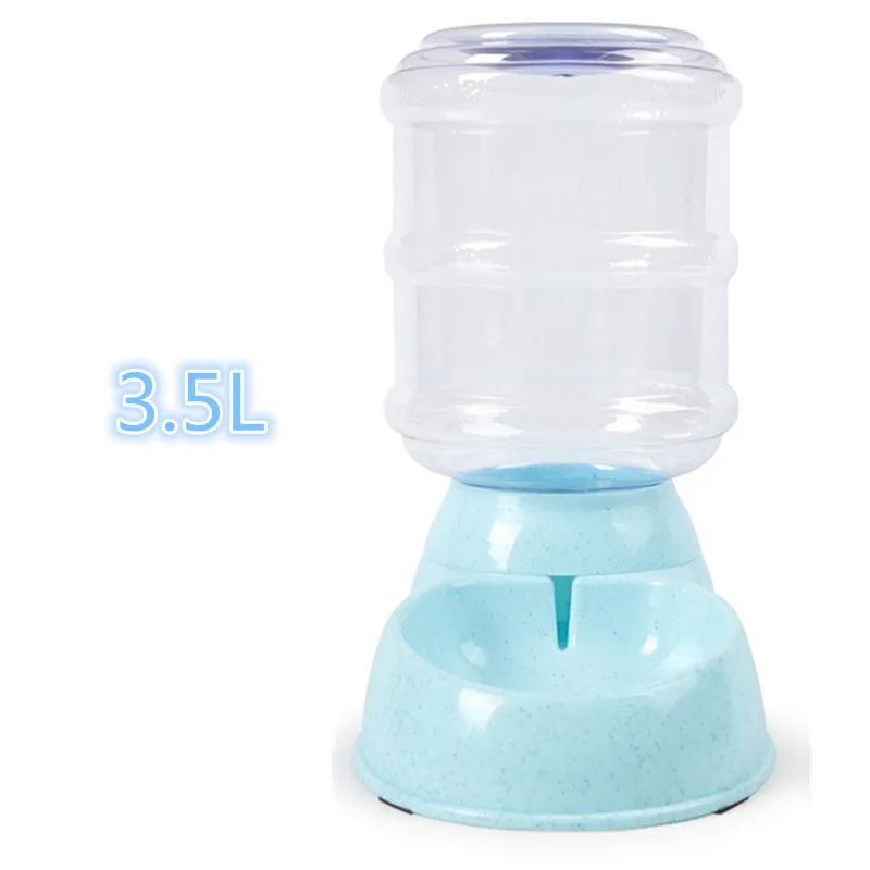 Waterer blue ПЭТ автоматическая кормушка и автоматическая поилка обеспечивают гравитацию питьевой воды Пищевая бутылка для хранения чаши подставка для посуды диспенсер May30 - Цвет: Waterer blue