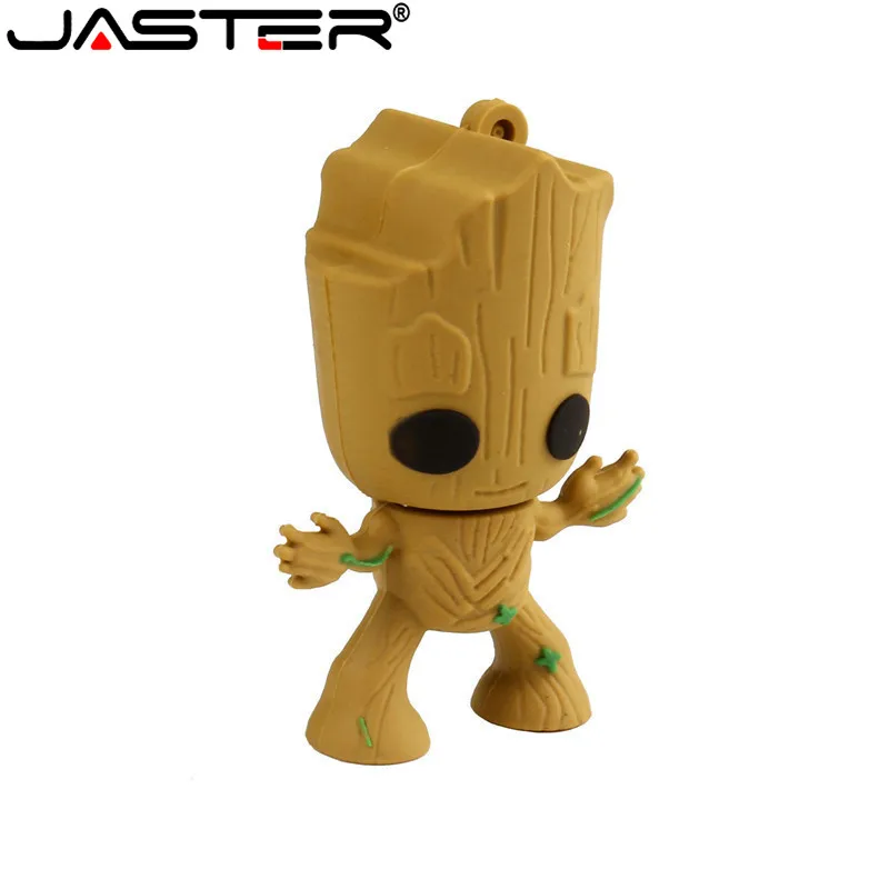 Креативные Мультяшные Usb флеш-накопители Groot стражи Галактики модный флеш-накопитель 4 ГБ 8 ГБ 16 ГБ 64 Гб карта памяти Флешка 32 Гб