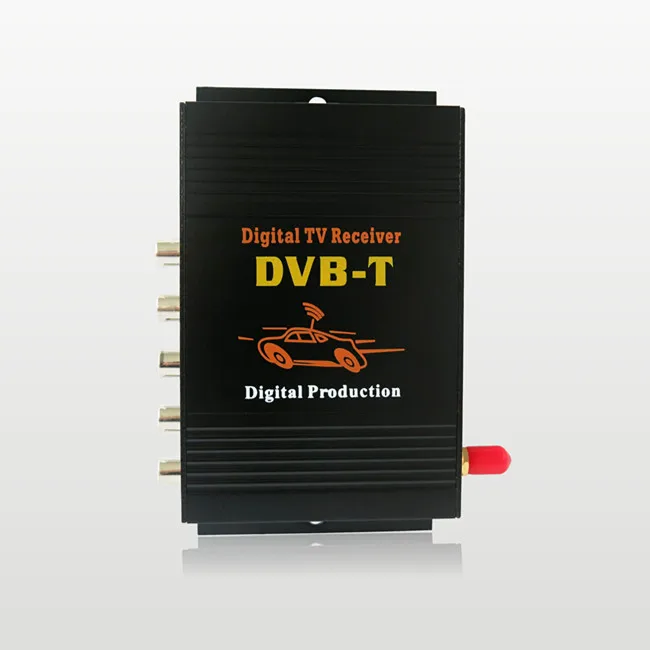 4 видео выход одноантенный Мобильный цифровой ТВ тюнер приемник MPEG автомобиля dvb t